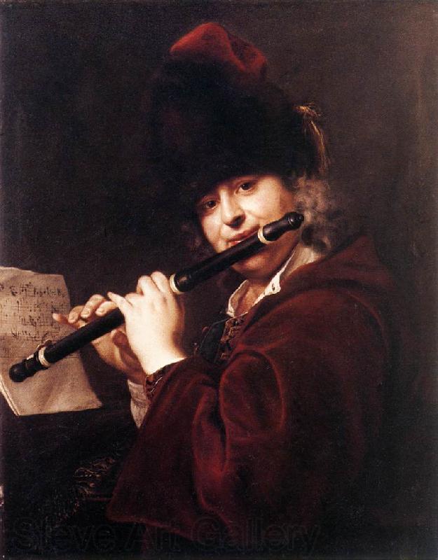 KUPECKY, Jan Portrait of the Court Musician Josef Lemberger Norge oil painting art